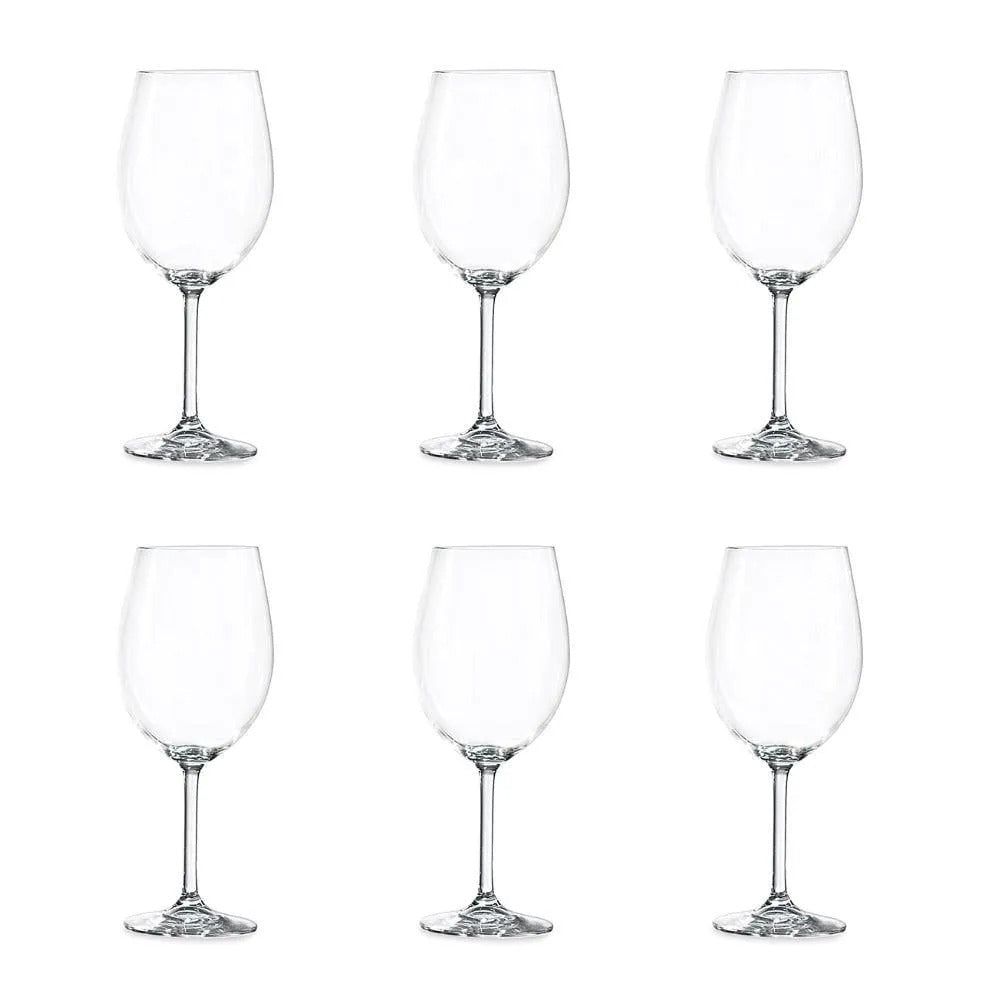 Jogo 06 Taças Cristal 580ml Vinho Bordeau Gastro - Ricaelle