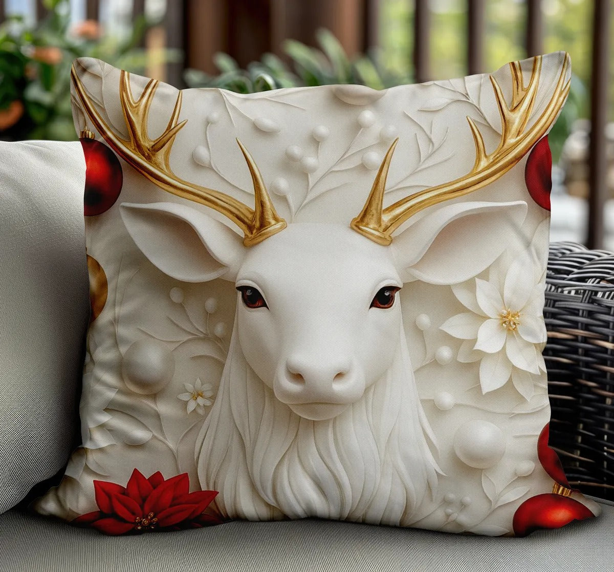 Kit 4 Capas De Almofadas Decorativas Natal Papai Noel 3d 25