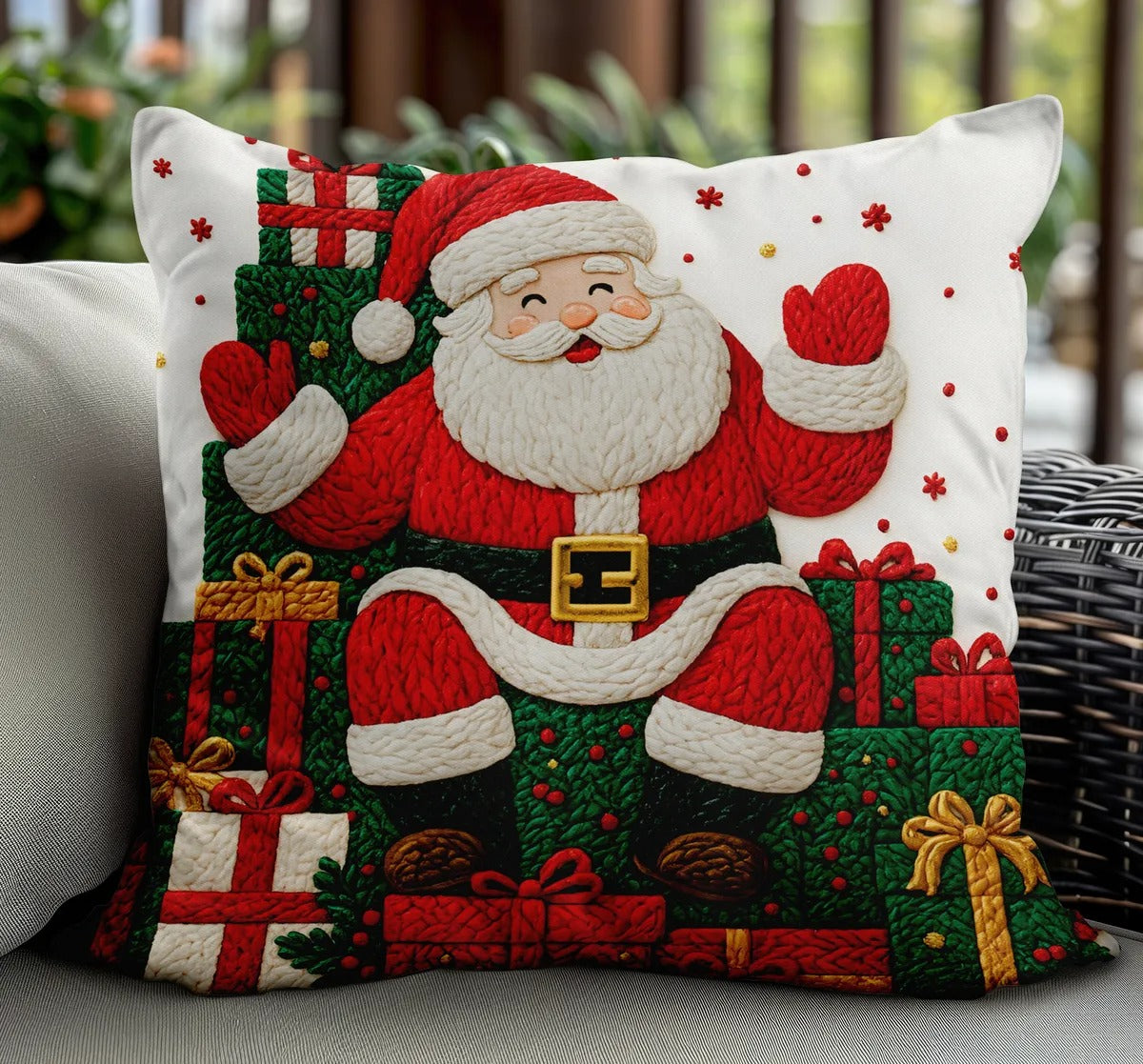 Kit 4 Capas De Almofadas Decorativas Natal Papai Noel 23