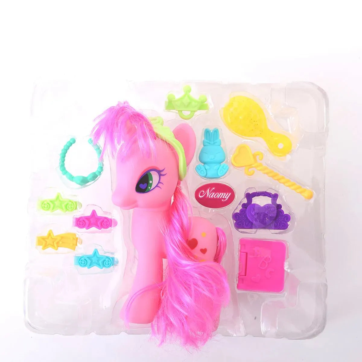 Unicórnio Com Acessórios Plástico LJM187 - honeyhome