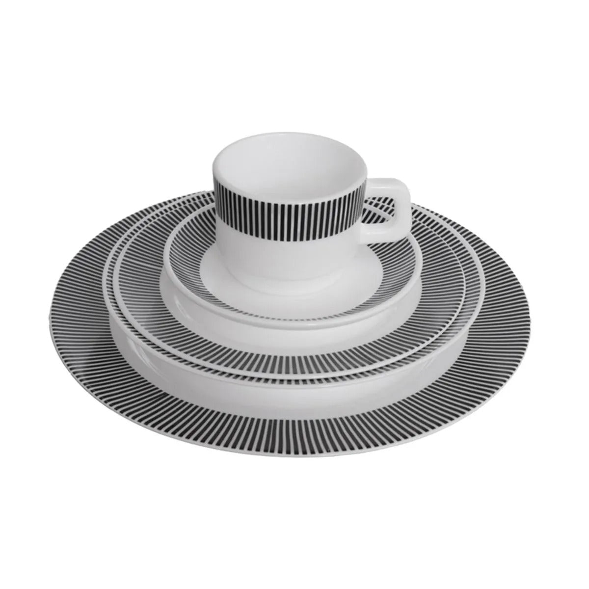 Aparelho de Jantar Lisboa Opalina 20 Peças OPAL500 - Hauskraft