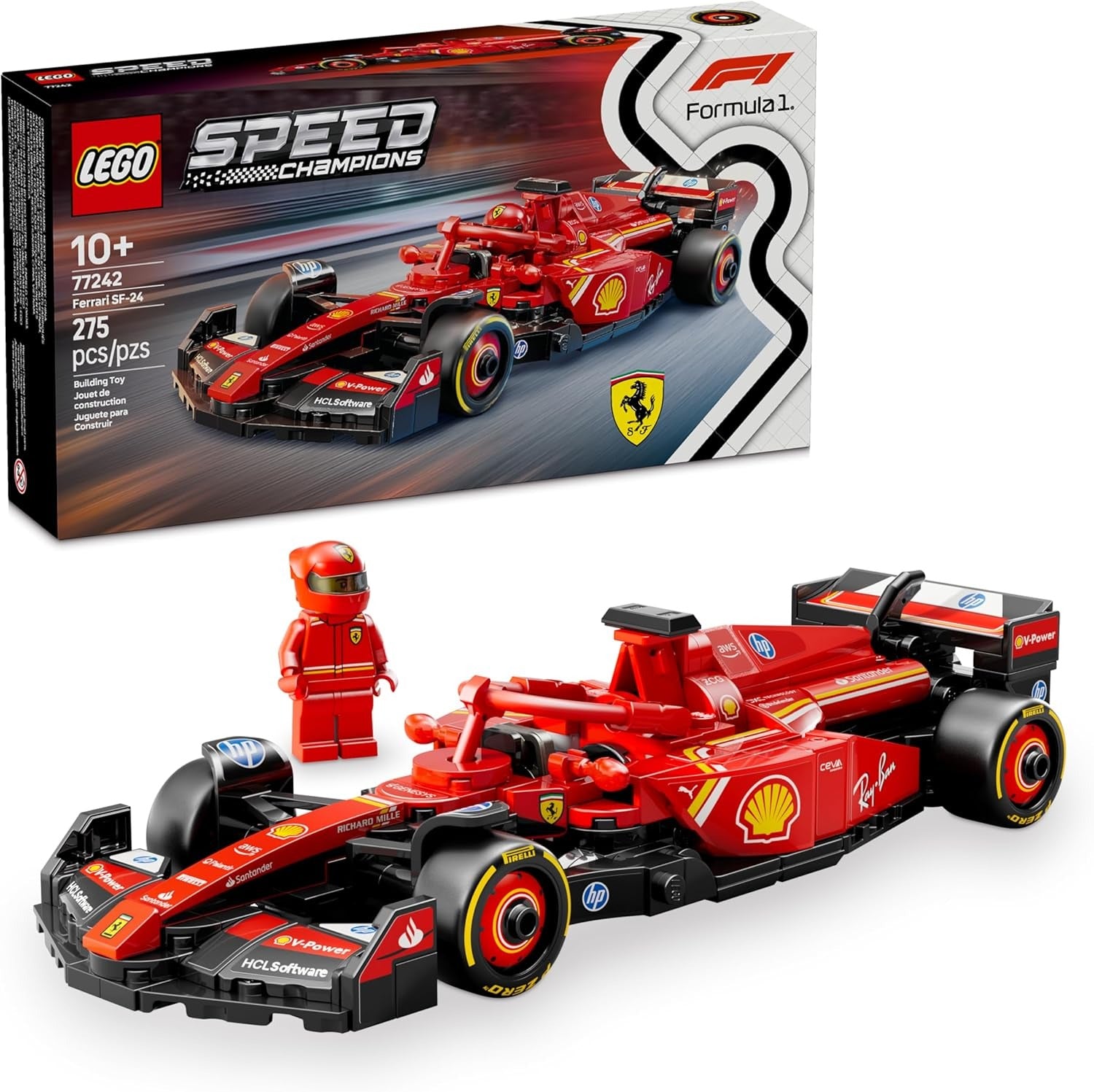 LEGO Speed Champions Carro de Corrida Ferrari SF-24 F1® 77242