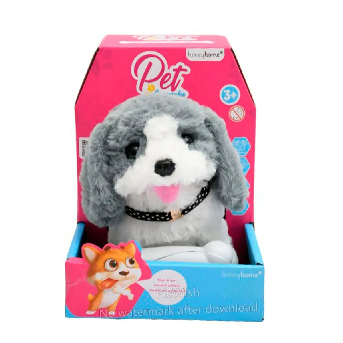 Meu Pet Companhia Pequeno Com Mecanismo Plástico Sortido LJM185 - honeyhome