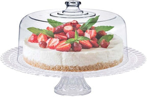 Boleira Verona Ruvolo om Tampa Acrílica e Prato de Vidro