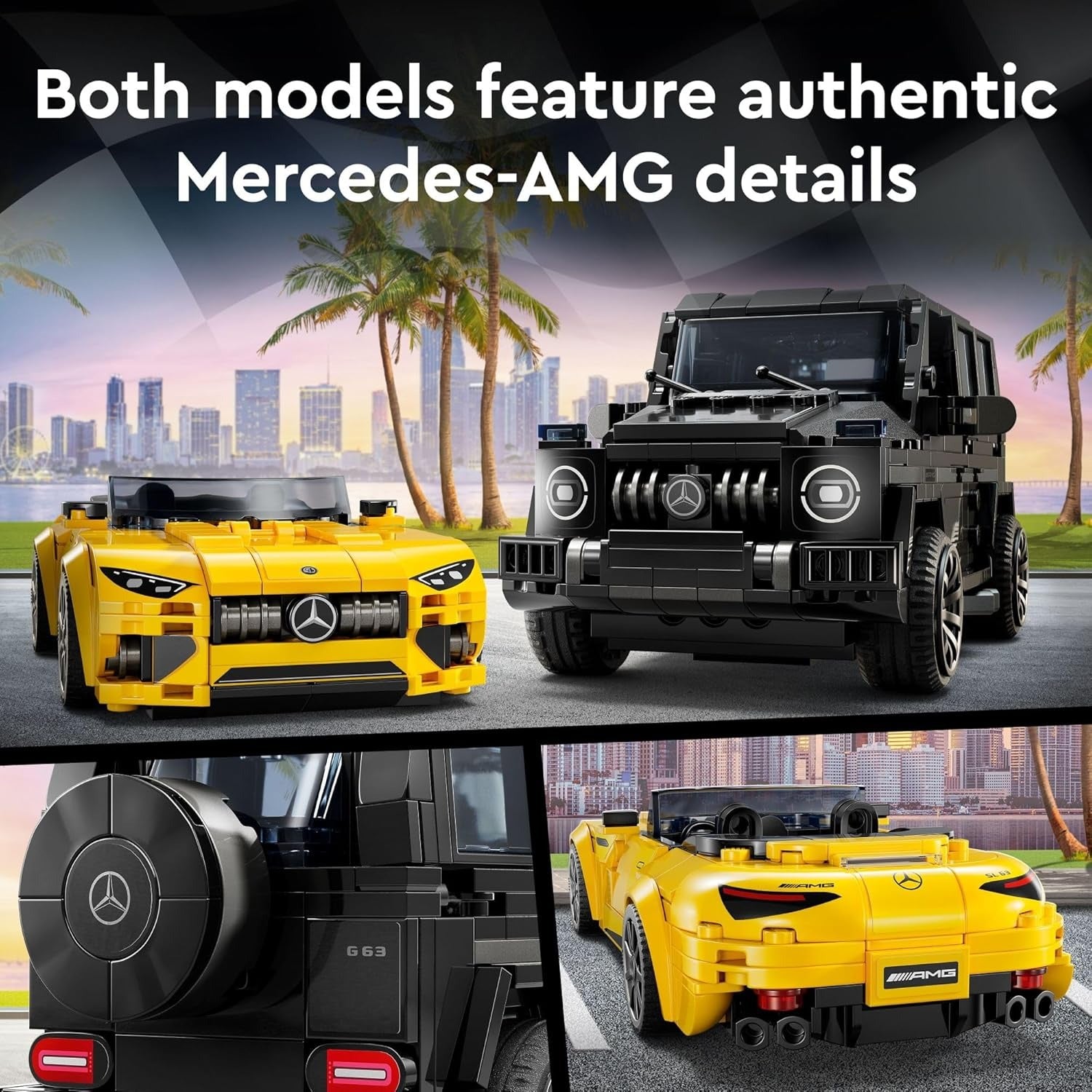 LEGO Speed Champions Mercedes-AMG G 63 e Mercedes-AMG SL 63 76924