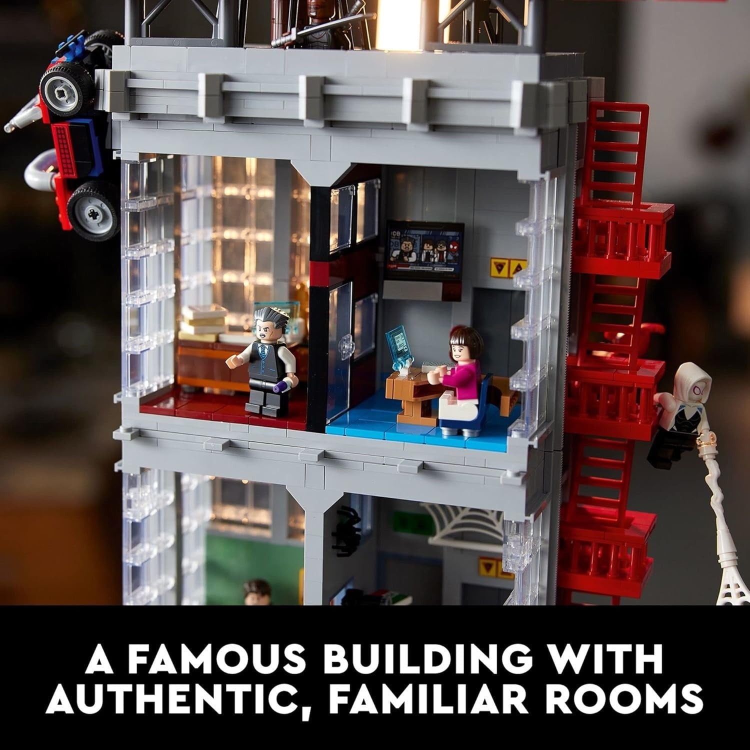 76178 LEGO® Marvel Spider-Man Daily Bugle; Kit de Construção (3772 peças)