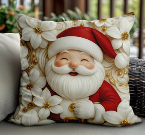 Kit 4 Capas De Almofadas Decorativas Natal Papai Noel 3d 25