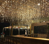 Cascata 400 Led 10m Natal Prova D'água Cor Branco Quente