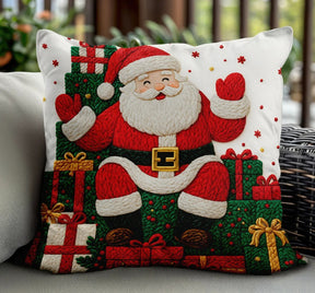 Kit 4 Capas De Almofadas Decorativas Natal Papai Noel 23