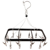 Varal Para Peças Íntimas Moderna Com 20 Prendedores Alumínio Plástico 31,531cm LM1516 - honeyhome