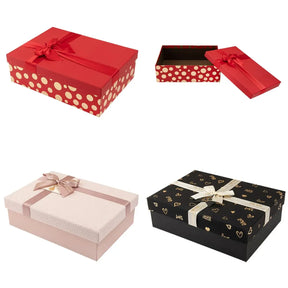 Caixa de Presente M Sortida Papel Cartão 1200g 29x21x9cm LM3878 - honeyhome