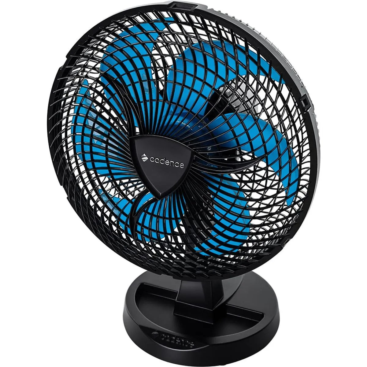 Ventilador de Mesa New Windy 6 Pás Preto e Azul 50w 220v 30cm VTR560220 - Cadence