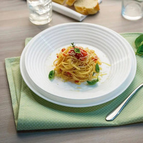 Aparelho de Jantar Saturno Vidro Branco Opalino 12 Peças 17490201311839 - Nadir