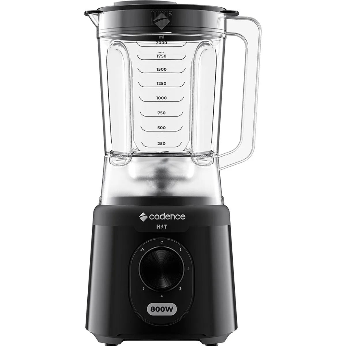 Liquidificador Hit Preto 2,5 Litros 800w 127v LIQ200127 - Cadence