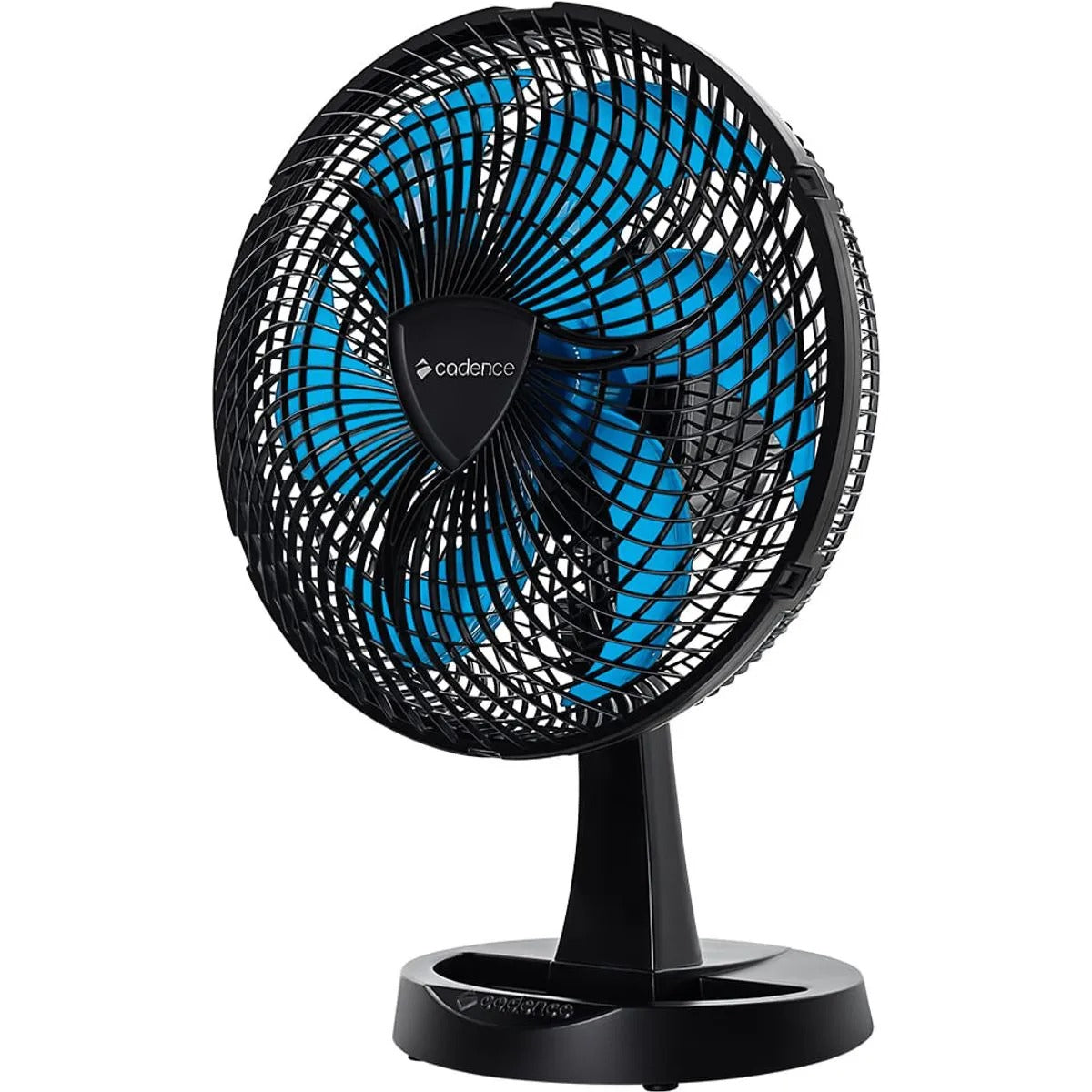 Ventilador de Mesa New Windy 6 Pás Preto e Azul 50w 220v 30cm VTR560220 - Cadence