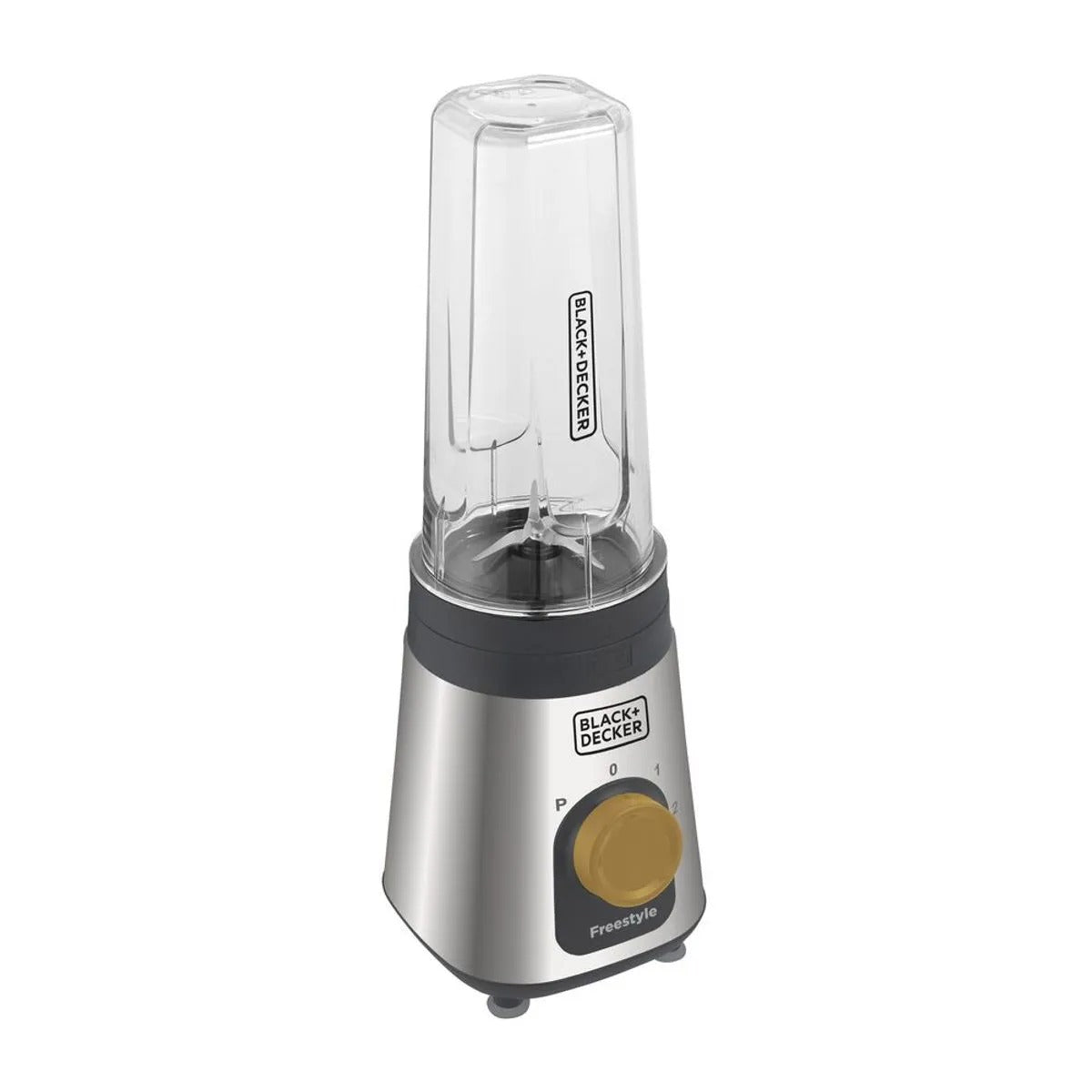 Liquidificador Freestyle 2 Copos Inox 300ml E 600ml 300w 127v 220v Ref.LP320BR Black & Decker