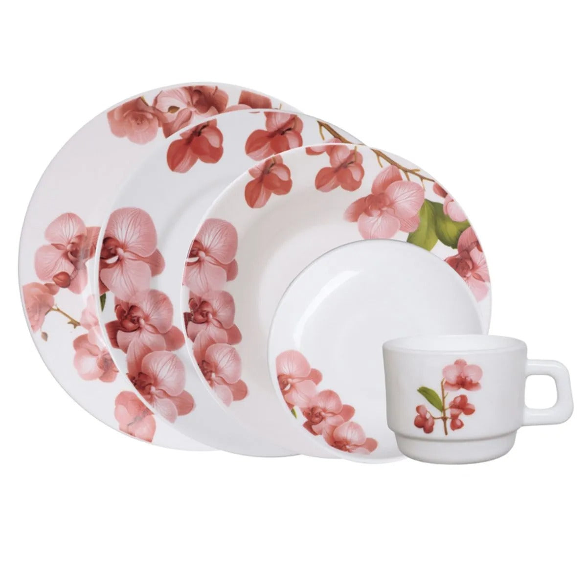 Aparelho de Jantar Sere Opalina 20 Peças Ref.OPAL502 Hauskraft