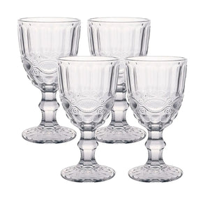 Conjunto De Taças de Vidro 300ml 4 Peças Party Sense - honeyhome