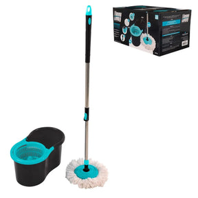 Mop Giratório 8L com Esfregão Lava e Seca LIMP008 - Limpy