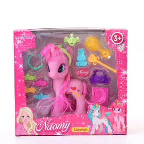 Unicórnio Com Acessórios Plástico LJM187 - honeyhome