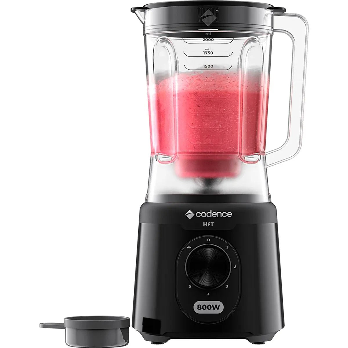 Liquidificador Hit Preto 2,5 Litros 800w 127v LIQ200127 - Cadence