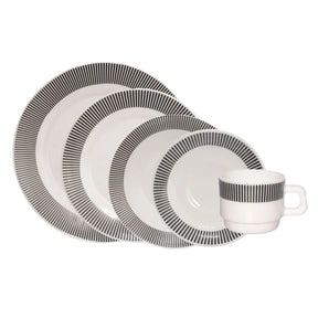 Aparelho de Jantar Lisboa Opalina 20 Peças OPAL500 - Hauskraft