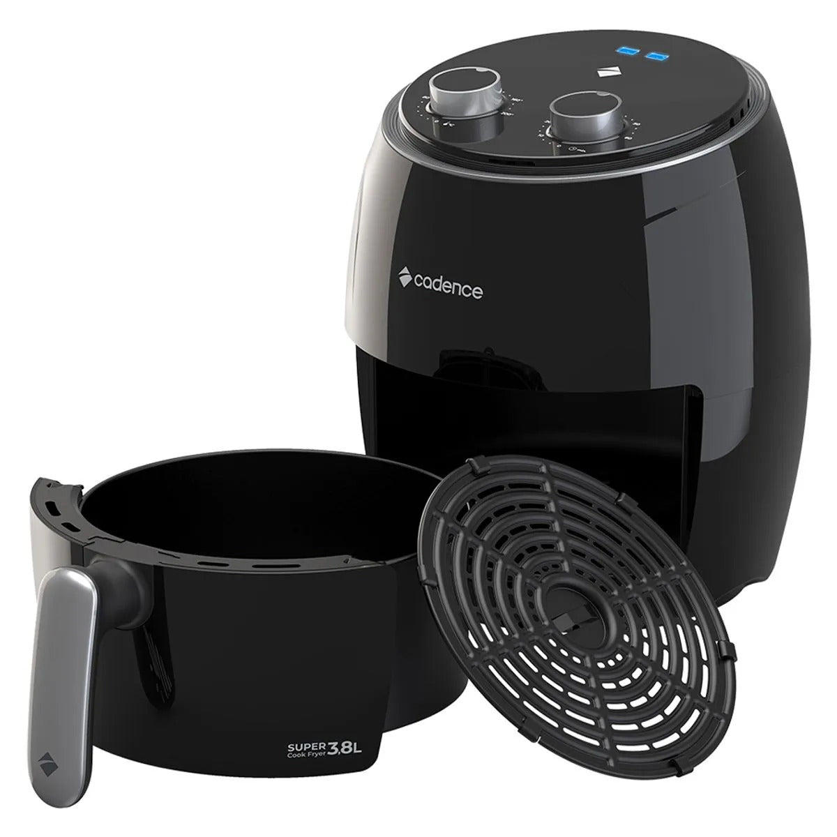 Fritadeira Elétrica Super Cook Fryer 3,8L 1300w 127v 220v Ref.FRT410127 - Cadence