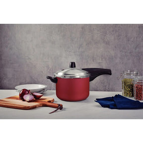 Panela de Pressão 4,5L Vancouver Effect Antiaderente Starflon Max Vermelho 20cm 20591720 - Tramontina