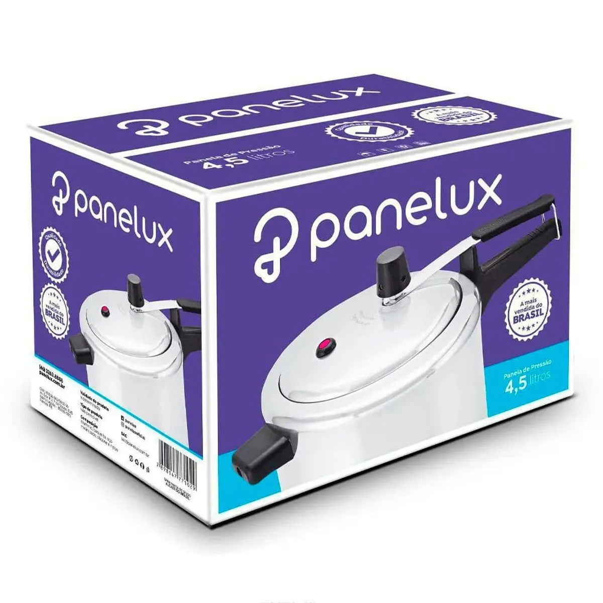 Panela de Pressão 4,5L Polida Classic - Panelux