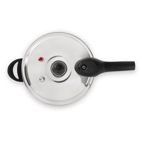 Panela de Pressão 4,2l Pressure Fundo de Indução Estrutura Alumínio Acabamento Preto 4951105 - Brinox