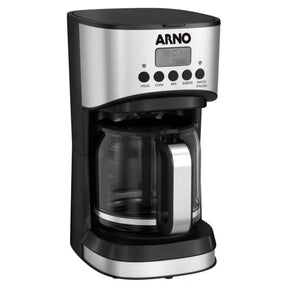 Cafeteira Elétrica Programável New Element Preta Com Jarra de Vidro 1,8 Litros 1000w 127v 220v 1510001996 - Arno