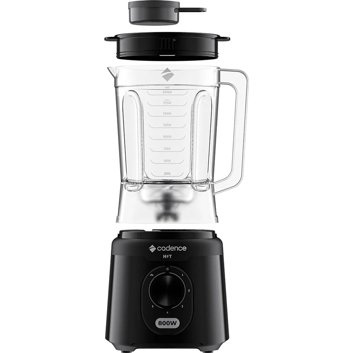 Liquidificador Hit Preto 2,5 Litros 800w 127v LIQ200127 - Cadence