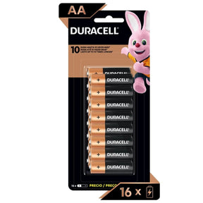 Pilha Alcalina Normal AA Blister Com 16 Unidades AA16 - Duracell