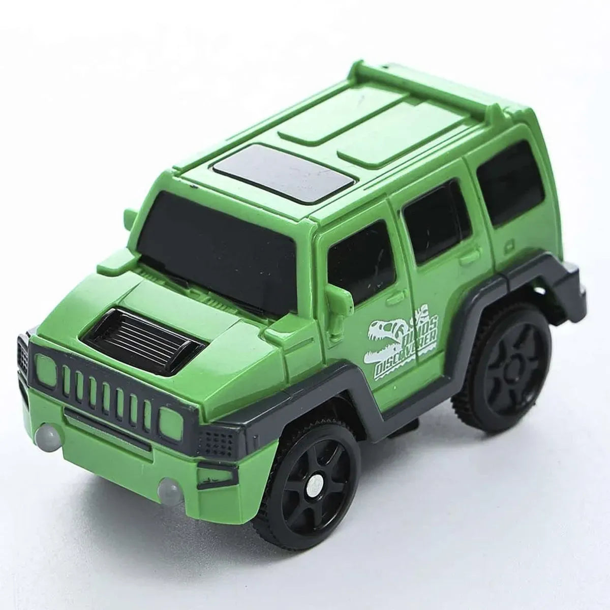 Pista Looping Dinossauro Plástico Verde 92 Peças - bee