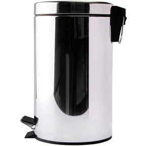 Lixeira Pedal Aço Inox 12 Litros com Cesto Removível LM0005 - honeyhome