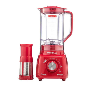 Liquidificador Turbo Power Vermelho 127v 220v - Mondial