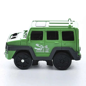 Pista Looping Dinossauro Plástico Verde 92 Peças - bee