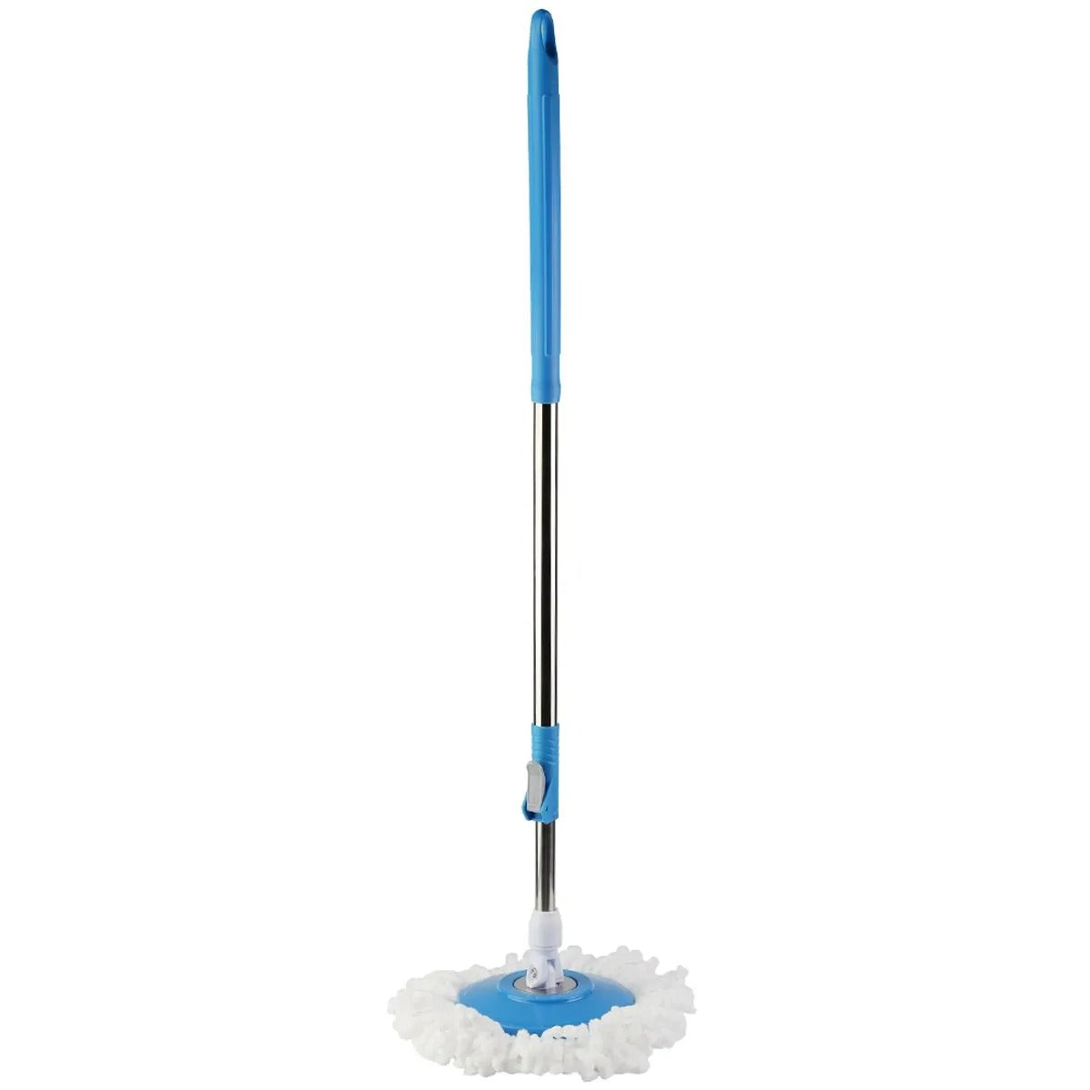 Kit Mop Giratório Moderna Balde Plástico Alça E Cabo Metálico 45x25,5x22cm LM2925MO - honeyhome
