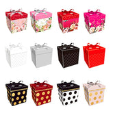 Caixa Presente Desmontável Cartonada Sortida 22x22cm LM2593 - honeyhome