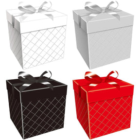 Caixa Presente Desmontável Cartonada Sortida 22x22cm LM2593 - honeyhome