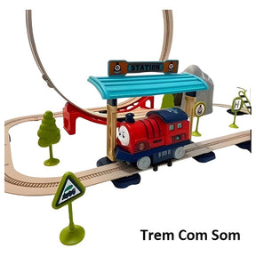 Kit Estação de Trem Looping 65 Peças 9176 - Zippy Toys