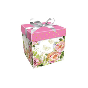 Caixa Presente Desmontável Cartonada Sortida 22x22cm LM2593 - honeyhome