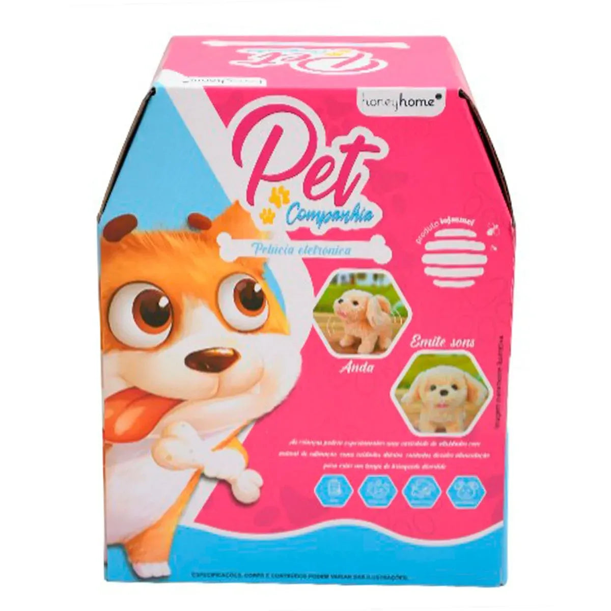 Meu Pet Companhia Pequeno Com Mecanismo Plástico Sortido LJM185 - honeyhome