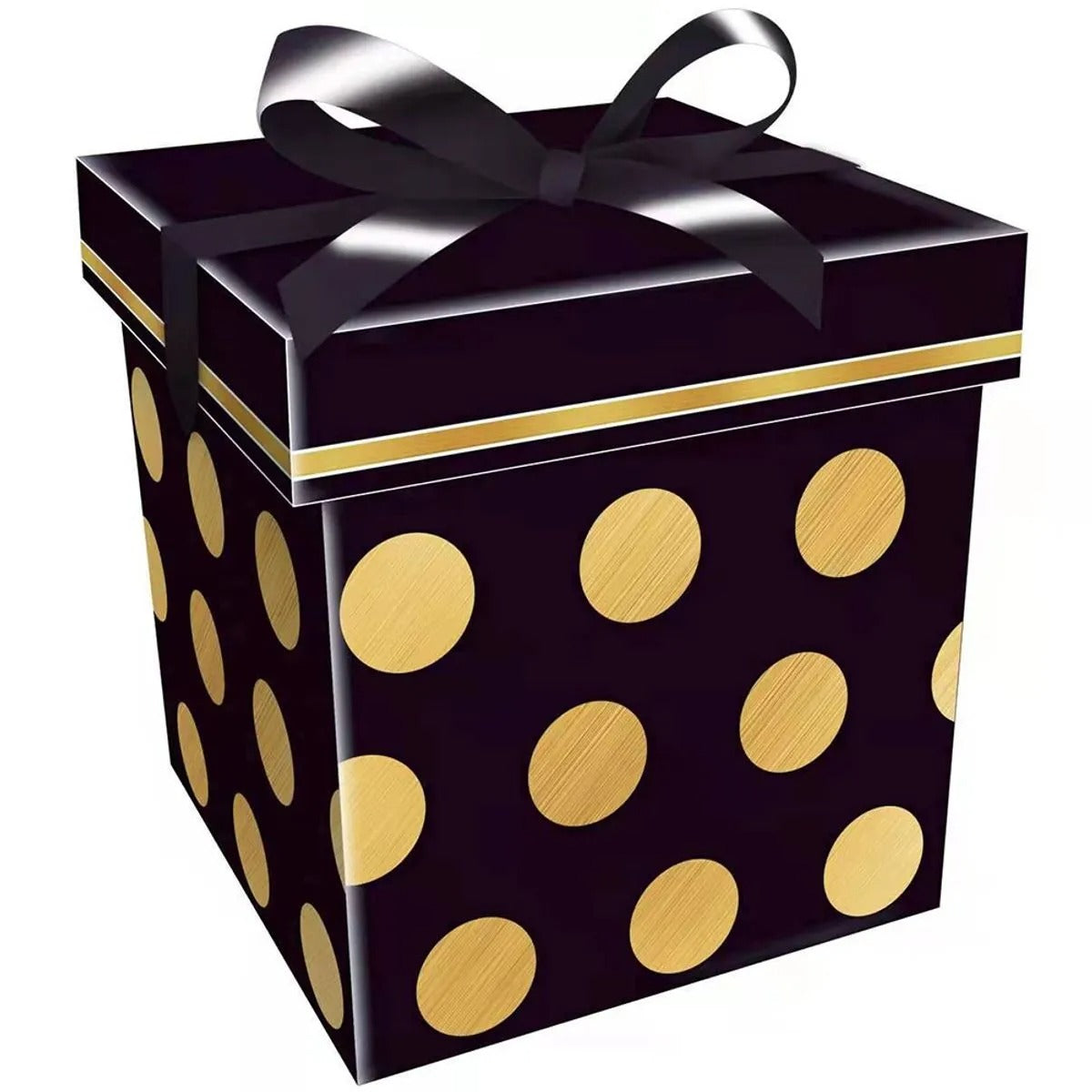 Caixa Presente Desmontável Cartonada Sortida 22x22cm LM2593 - honeyhome