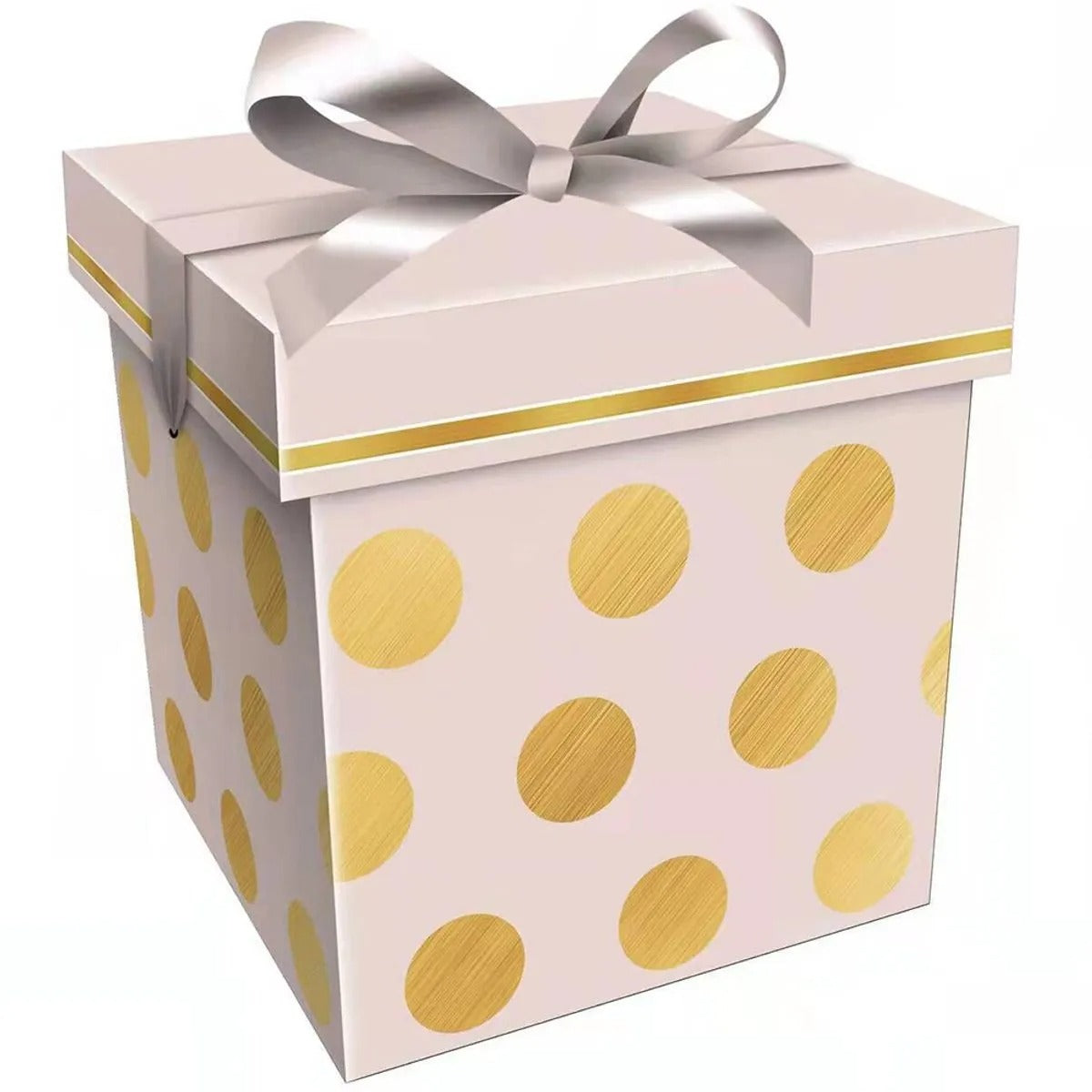 Caixa Presente Desmontável Cartonada Sortida 22x22cm LM2593 - honeyhome