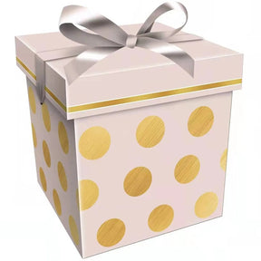 Caixa Presente Desmontável Cartonada Sortida 22x22cm LM2593 - honeyhome